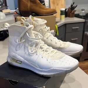 Under Armour Curry 4 White Gold